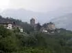 Vista dal bloccare Thurnstein al Castello Tirolo